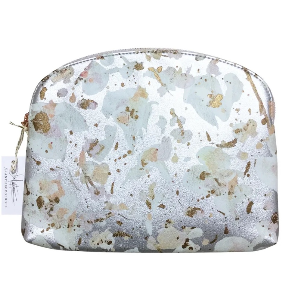 Anthropologie Speckled travel bag